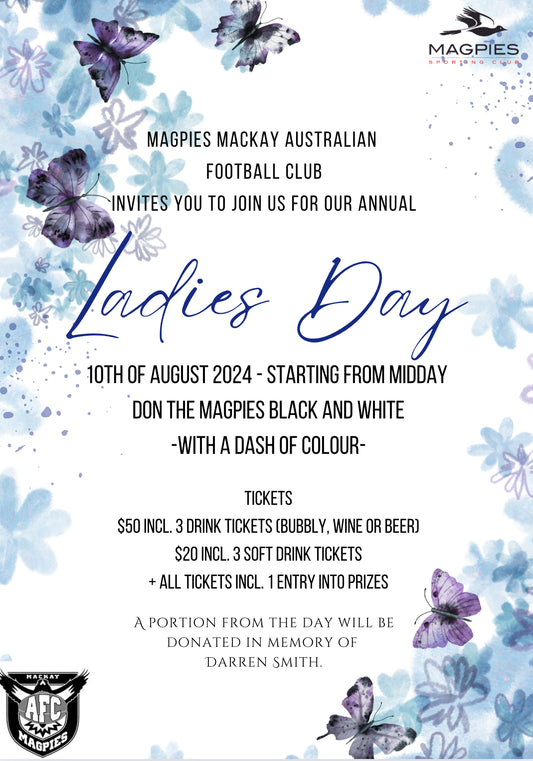 🪻Ladies Day Ticket ($20)